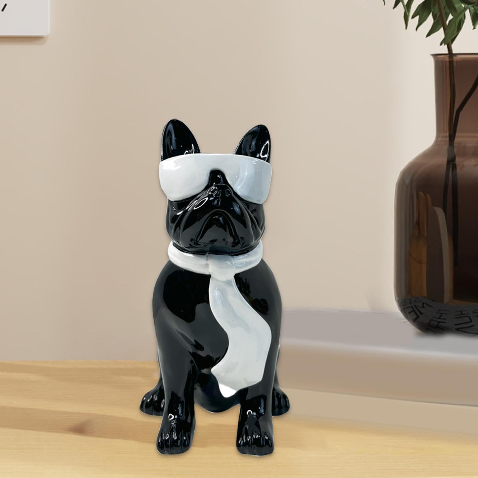Amazon.co.jp: Ghjkldha 面白いブルドッグフィギュア | ユーモアのある
